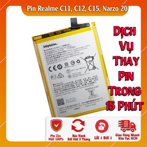Pin Webphukien cho Oppo Realme C11, C12, C15, Narzo 20 Việt Nam - BLP793 6000mAh 